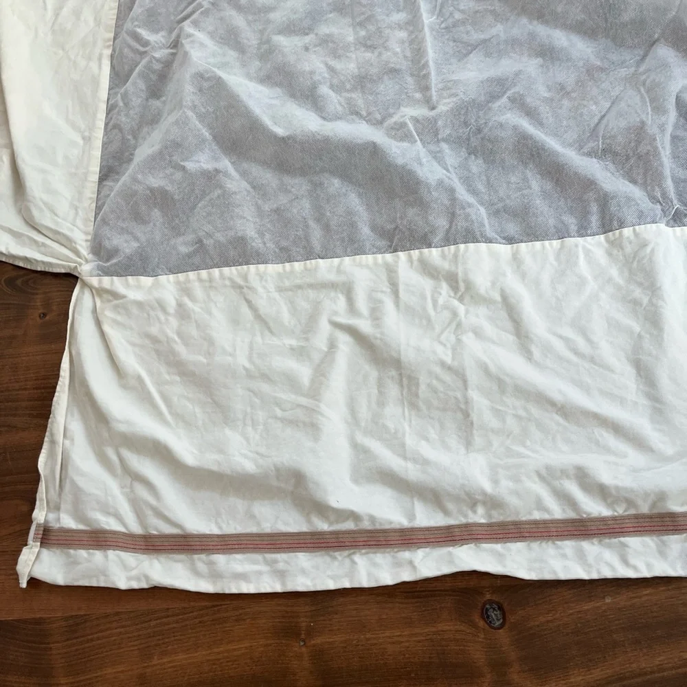 Dockers brand twin sized bed skirt box spring cover cream colored